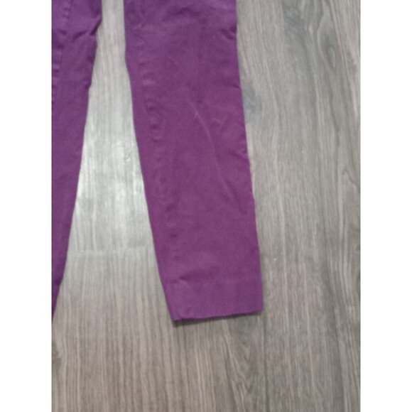 Banana Republic Sloan Fit Pant Trousers Womans 2 Dark Plum Purple Ankle Midrise - Picture 3 of 10